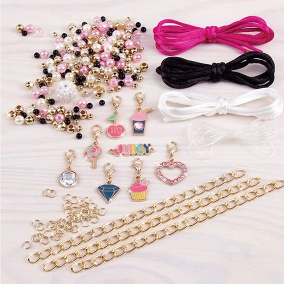 Juicy Couture Pink and Precious Bracelets DIY Charm Bracelet‎ Making Kit new - Picture 7 of 8